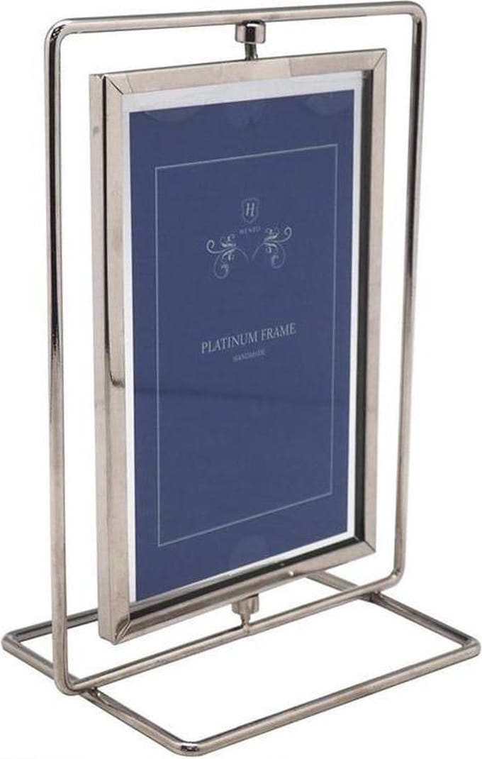 Fotolijst - Henzo - Platinum Single Swing - Fotomaat 10x15 cm - Zilver