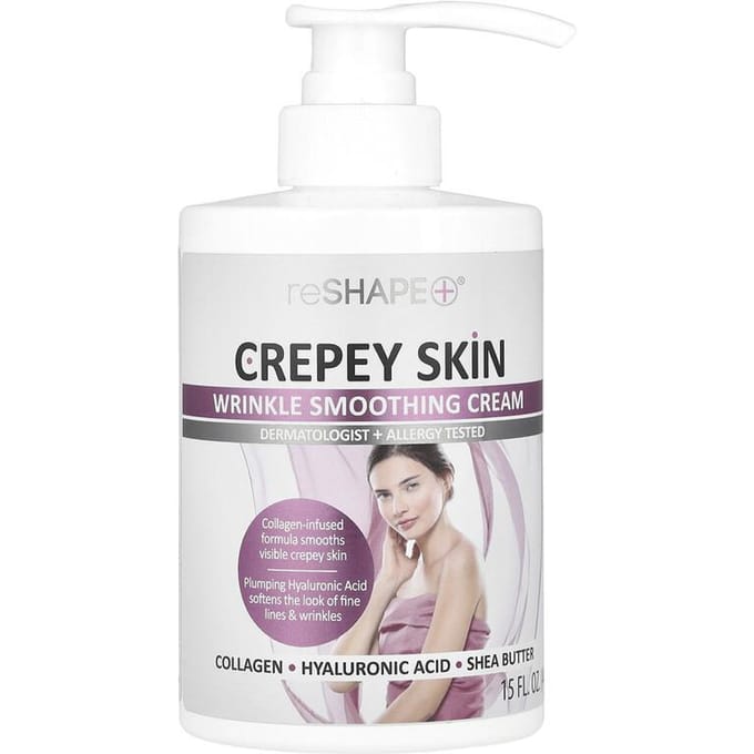 Gekreukelde Huid, Rimpel Gladmakende Crème, 15 fl oz (444 ml)
