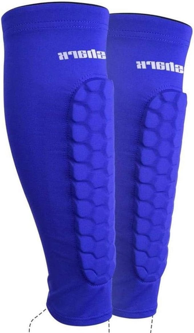 Scheenbeschermers kinderen - Crashproof voetbal Shin Guards blauw S