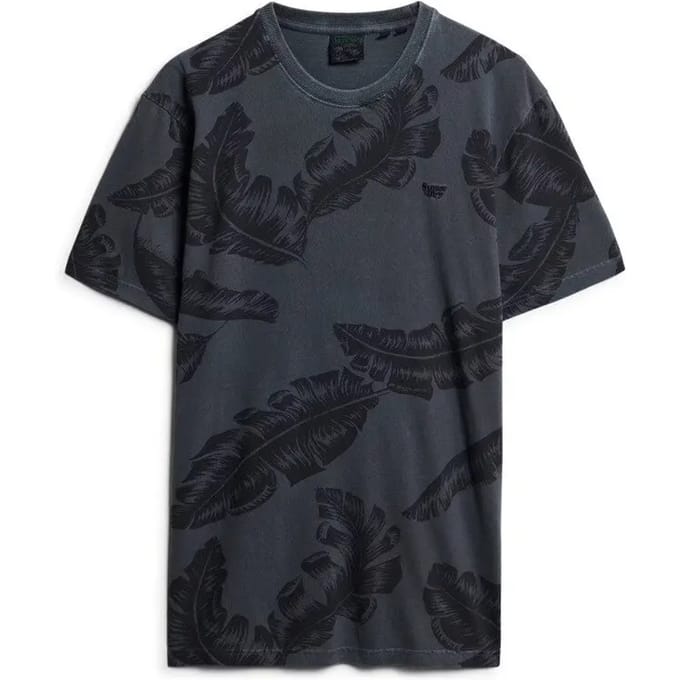 Superdry Vintage Overdye Printed Shirt Heren - Maat M