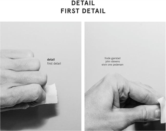 Detail - First Detail (CD)