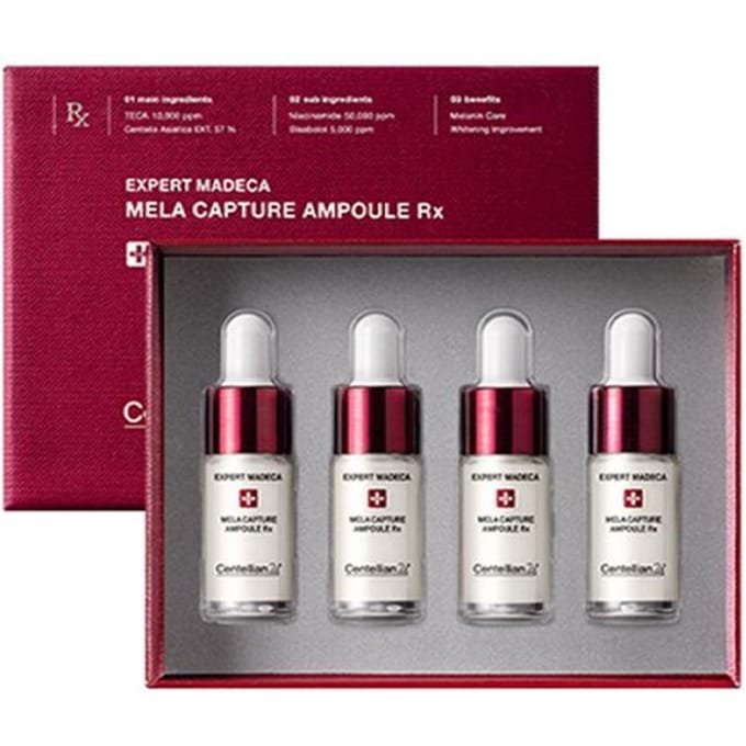 Centellian24 Expert Madeca Mela Capture Ampoule RX 4P Set (28 ml Totaal) gray