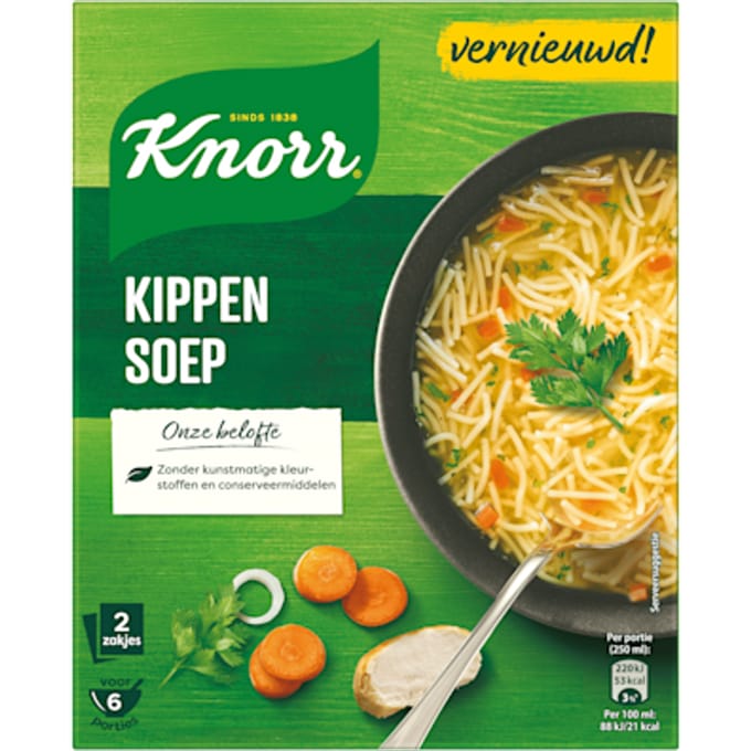 Dubbelpak soep Kip