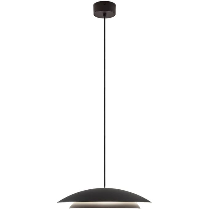 LEDS-C4 LED hanglamp Noway Small, zwart, CCT, centraal