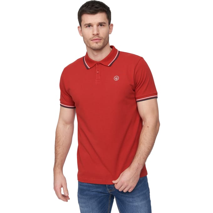 Duck and Cover Heren Hendamore Polo Shirt (Rood)