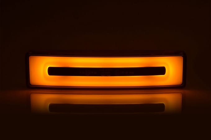 Toplamp - WAS - W190 N - Neon - 7.1 - 18cm - Melkwit - Amber - 12V-24V