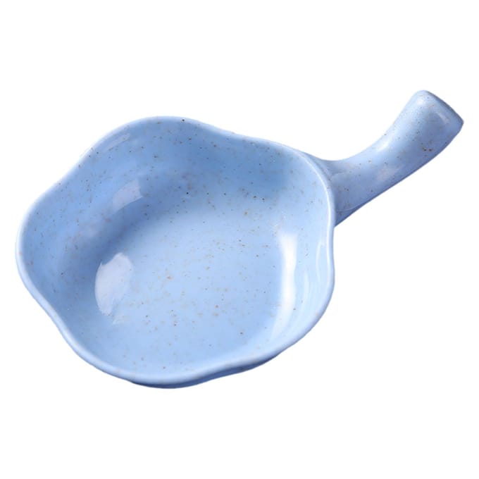 Petit Plat Bleu Multifonctionnel Sûr Durable Réutilisable Petits Bols à Sauce avec Poignée pour white
