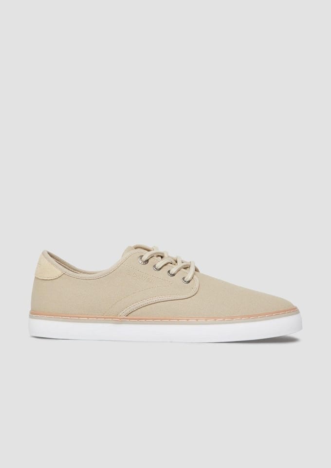 Sneakers van textiel met veters casual design s.Oliver