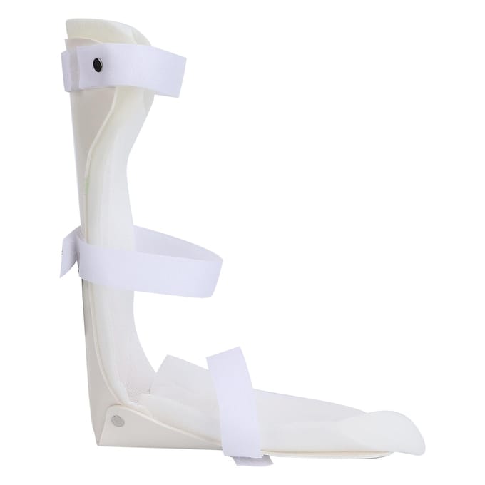 Orthèse de pied Pied tombant Support de cheville Attelle de correction pour blessure du tendon d'Achille Gauche M M white