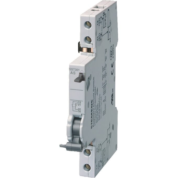 Siemens 5ST3010-2 Hulp Schakelaar Met Testtoets - 5ST30102