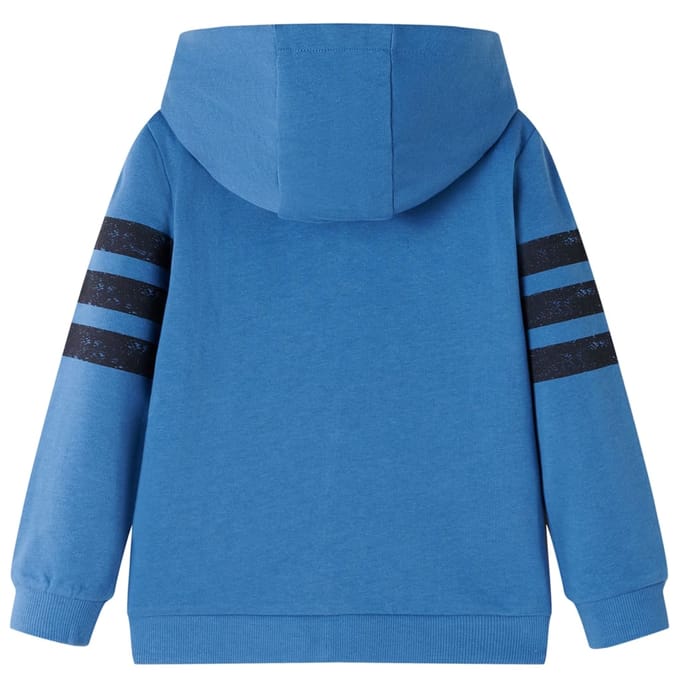 vidaXL - Kindervest - met - capuchon - 104 - blauw
