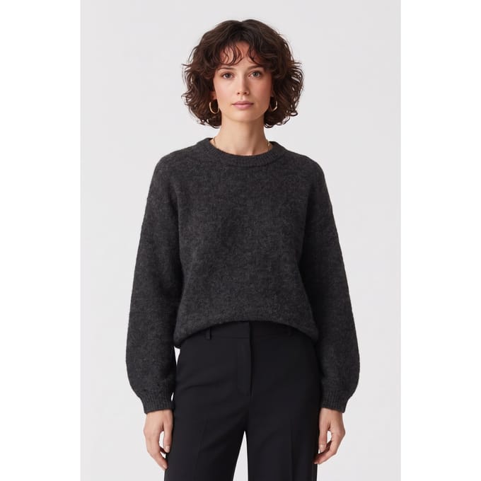 ARKET Sela Sweater Grey Größe: XS | Pullover Outlet | Damen | Grau