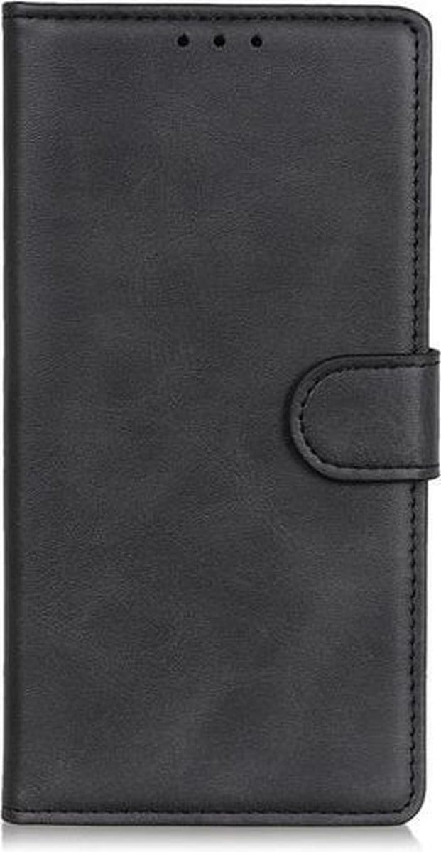 Casecentive Leren Wallet case met sluiting - hoesje - wallet - iPhone 13 Pro - zwart