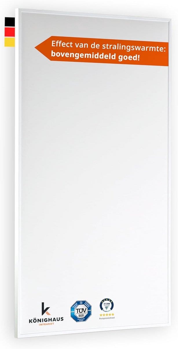 Infrarood Verwarming - Paneel Heater - Ruimte Verwarmen - Dubbele Oververhitting Bescherming - 800 Watt - Wit