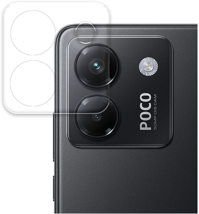 Rosso Camera Protector Geschikt voor Xiaomi Poco M7 Pro | Camera Lens Bescherming | Case Friendly | Ultra Dun Glas | Transparant