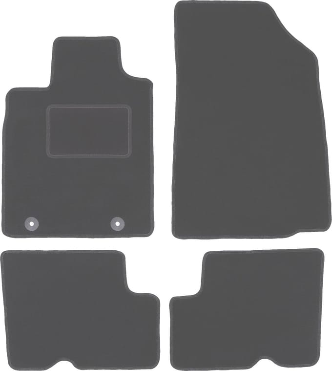 Grafiet automatten voor: Dacia Sandero II hatchback, Stepway (2013-2019)