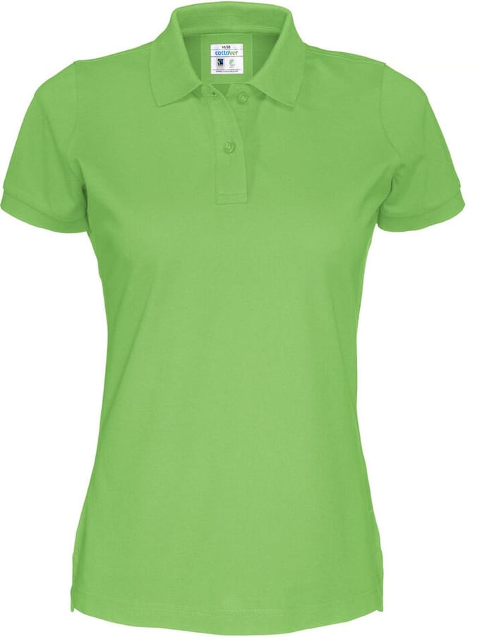 Cottover POLO PIQUE LADY - GOTS GECERTIFICEERD 141005 - Groen - M
