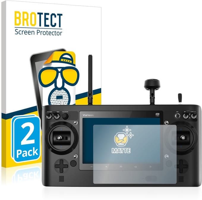 BROTECT - Screenprotector voor Yuneec ST16 - Folie Beschermfolie matte 2 Stuks