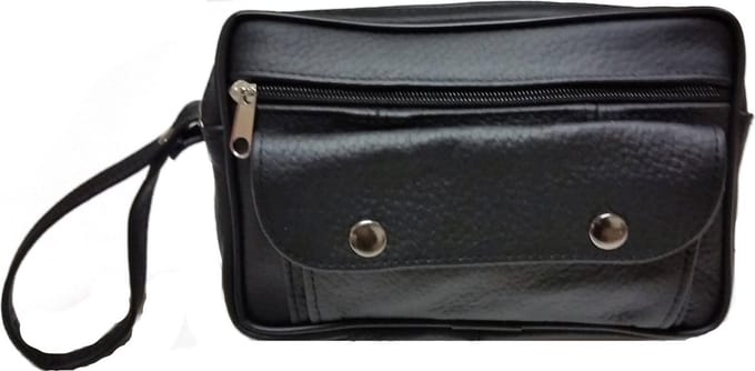 Rojafit Polstas Groot Leer Zwart ( Afmeting: L.22,5 x Br.7 x H.15 cm.)