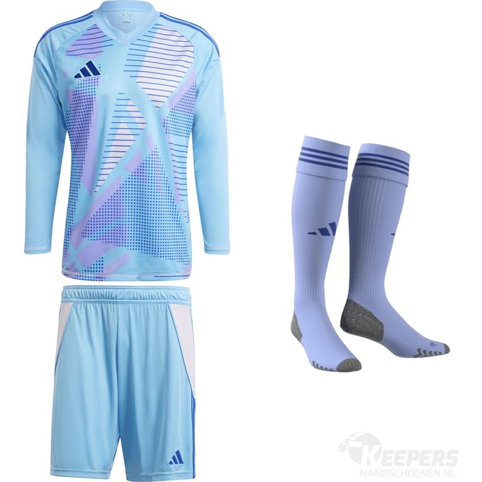 Adidas Keeperstenue Tiro24 Pro Blue - Keepershandschoenen - Maat L