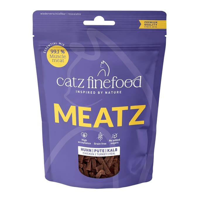 catz finefood Meatz Mixpack - Voordeelpakket: 3 x Essential Mix (3 x 45 g)