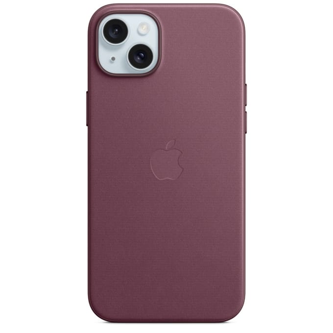 Apple FineWoven Case with MagSafe geschikt voor iPhone 15 Plus - Mulberry