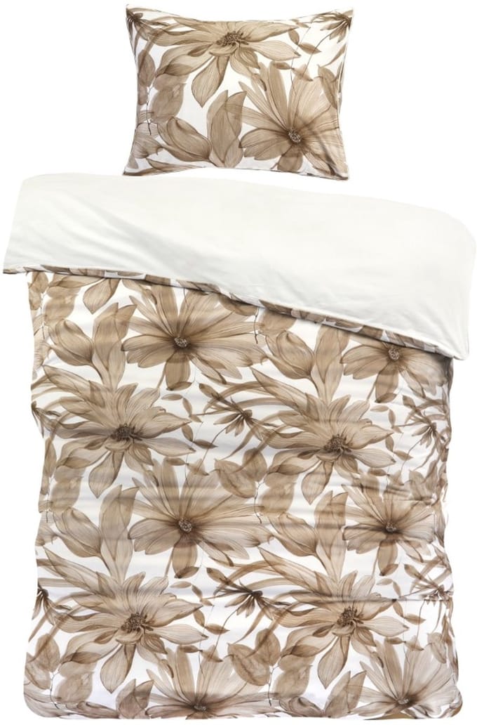 Papillon Luna Dekbedovertrek - Eenpersoons - 140x200/220 cm - wit