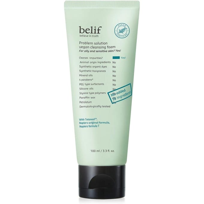 [belif] Problem Solution Vegan Cleansing Foam 100ml gray