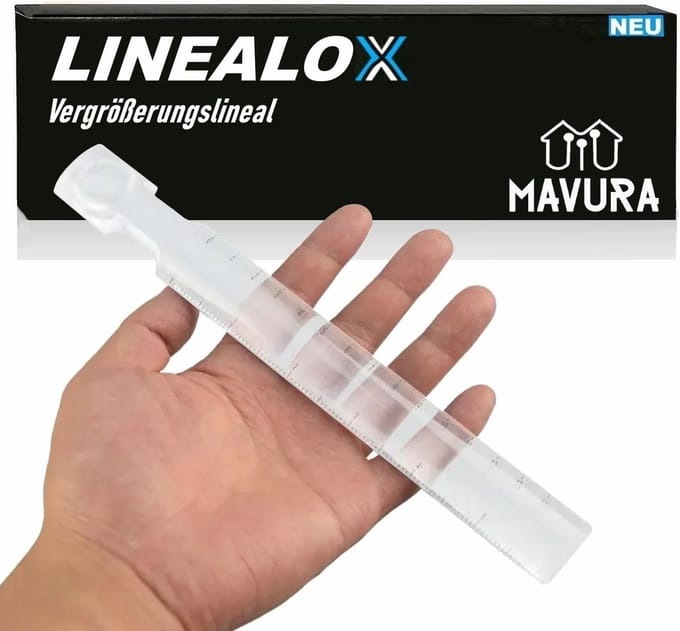 Leesliniaal met Vergroting en Leesfocus - Hulp bij Verkleinde Teksten