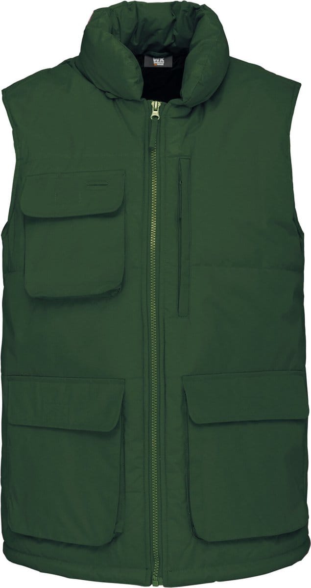WK. Designed To Work Gewatteerde bodywarmer WK615 - Forest Green - M