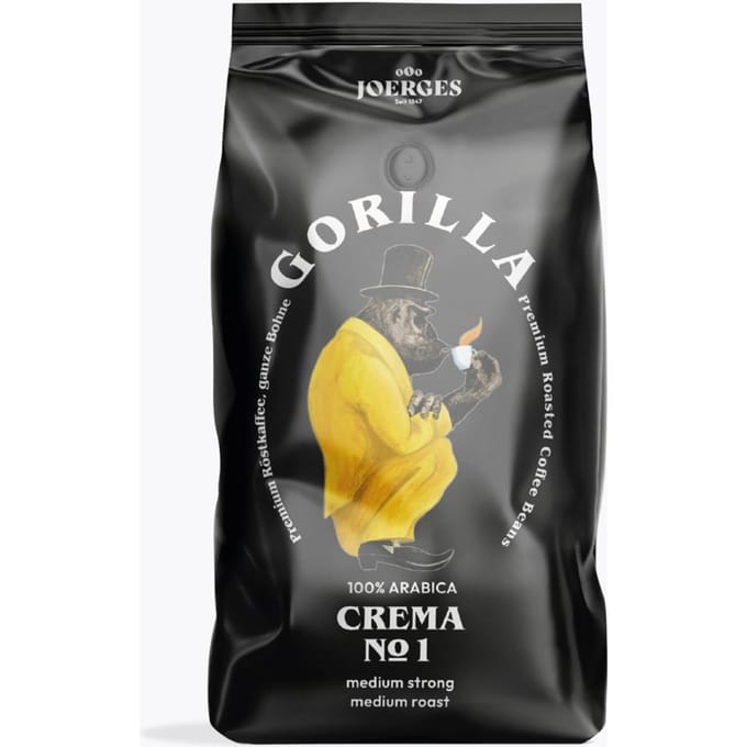 Joerges Gorilla Crema No.1 1 Kg bonen