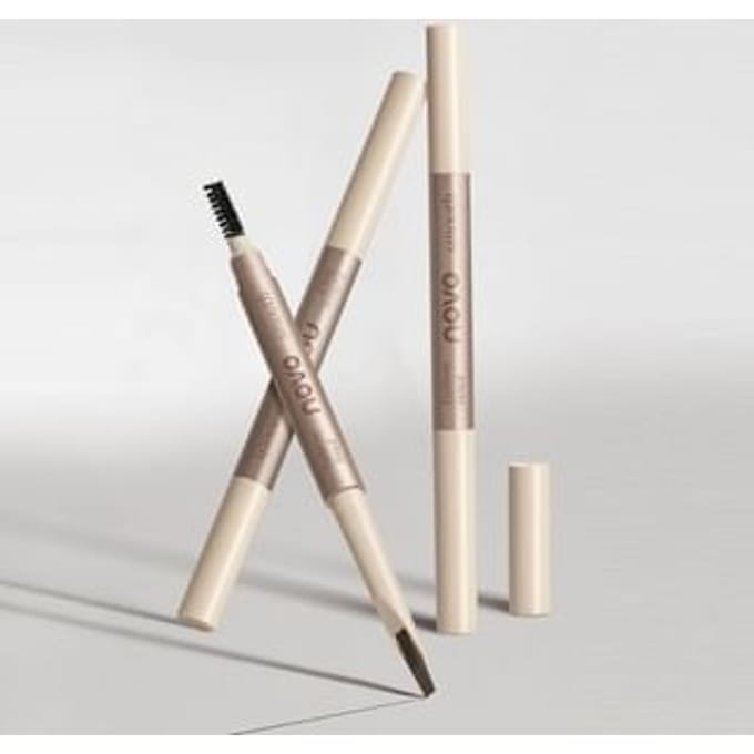 NOVO - Matte Chopper Eyebrow Pen - 4 Colors 02# Tea Brown - 240mg