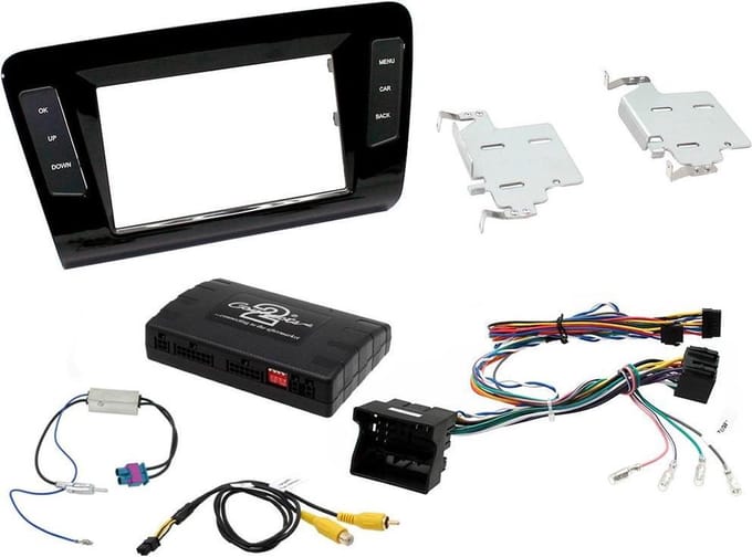 2-DIN KIT Skoda Octavia 2014- Zwart