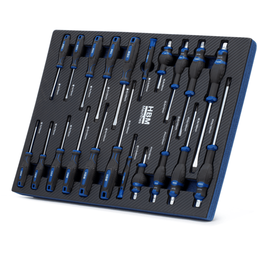 HBM inlay met schroevendraaierset 21-delig