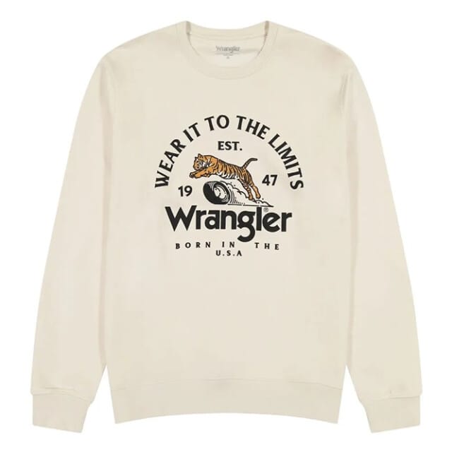 Wrangler 112357365 Sweatshirt Beige M Man