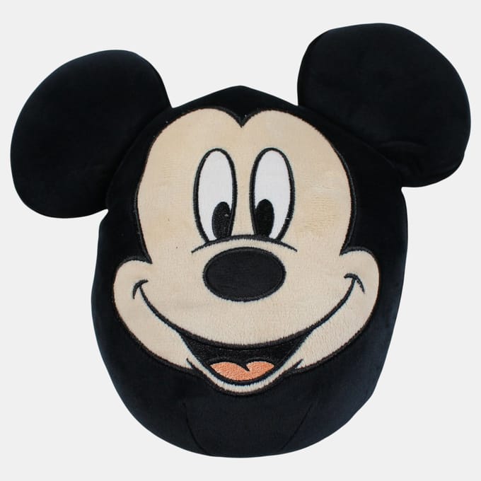 Disney Home Mickey Mouse Kussen – Ø 22 cm – Super Zacht Kinderkussen – 100% Polyester