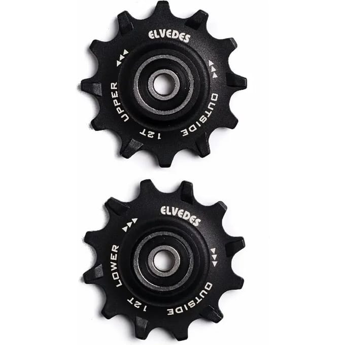 Derailleurwieltjes met ringlagers Elvedes