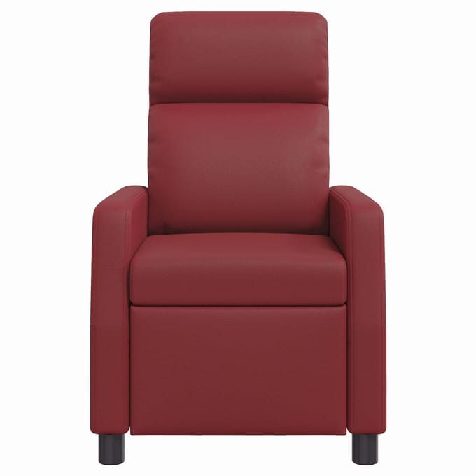 vidaXL - Recliner - Wijnrood - Kunstleer