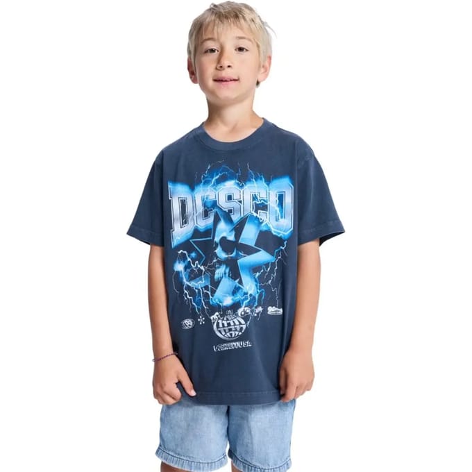 Kinder-T-shirt DC Shoes Skull Shock
