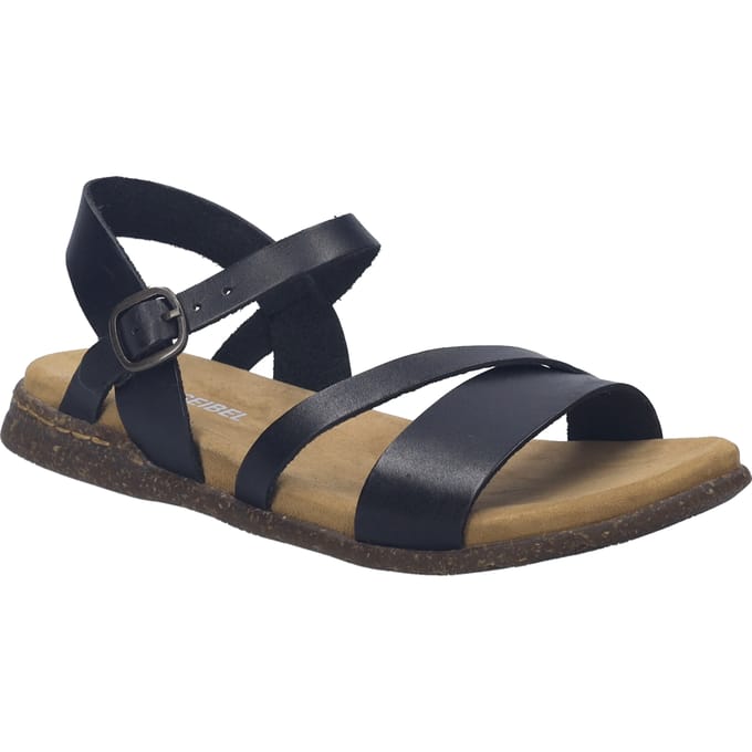 JOSEF SEIBEL Dames Sandaal Fabricia 02 in zwart