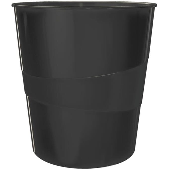 Leitz Recycle Prullenbak - 15 liter - 98% Gerecycled Plastic - Zwart