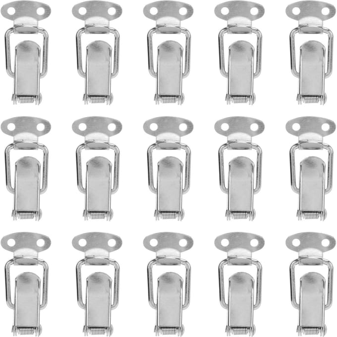 20 Sets Sluiting 43x21MM Kleine IJzeren Doos Eendenbekgesp Veergesp Decoratieve Accessoires white