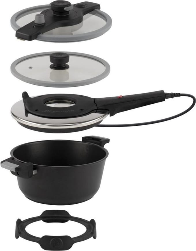Remoska® Tria Grey 3-in-1 Bak-, Kook- en Stoofpan