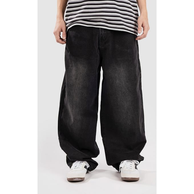 Blue Tomato Vintage Denim Baggy Jeans zwart