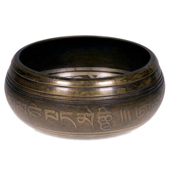 Klankschaal met Boeddha - 11 cm - 550 g - M