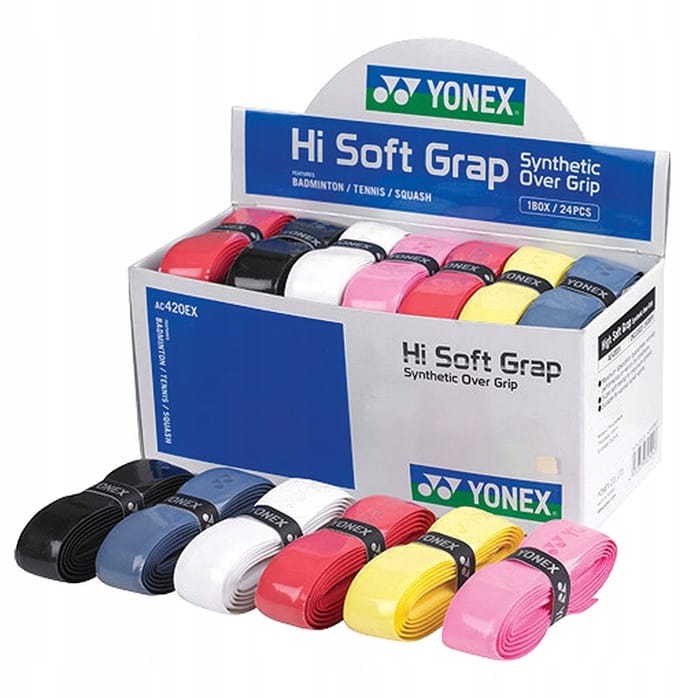 Yonex Hi-Soft Grap Basisgrip - Rode Tennisgrip voor Maximale Comfort