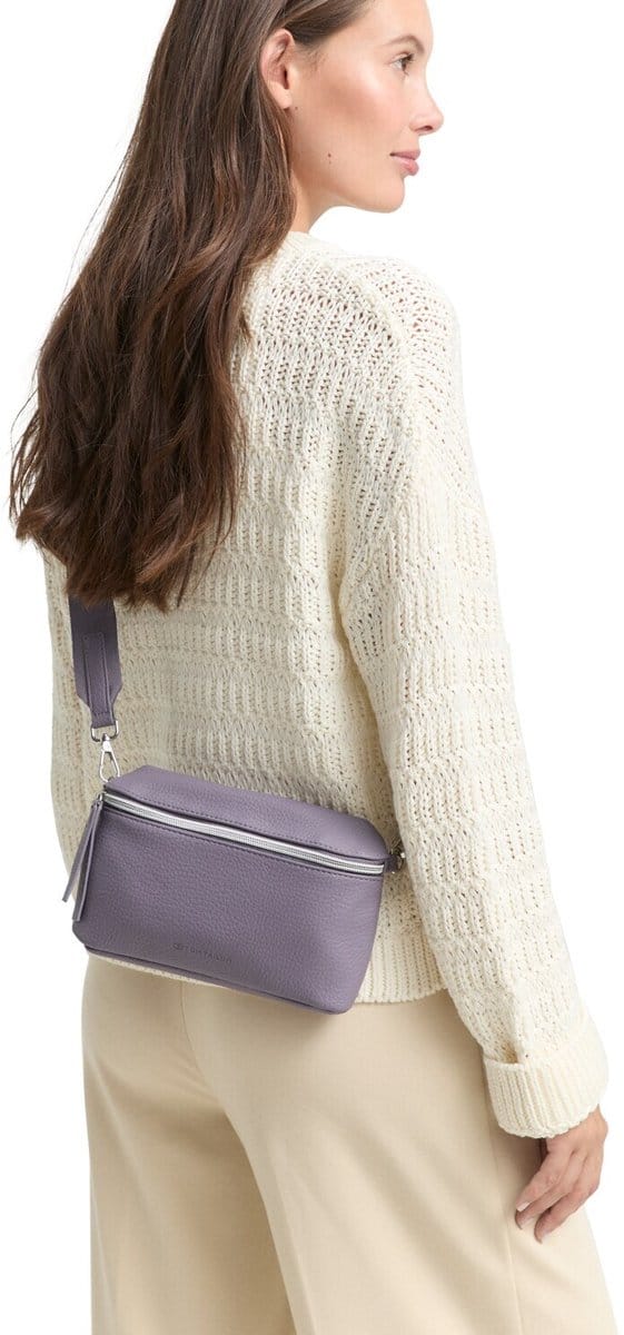 Tom Tailor - TTORLA kunstlederen riemtas - Maat ONESIZE - lila / lilac