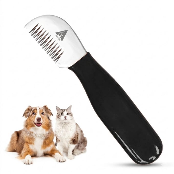 Achilles® Trimmes Hond & Kat - Plukmes - Stripmes - Luizenkam - Vlooienkam