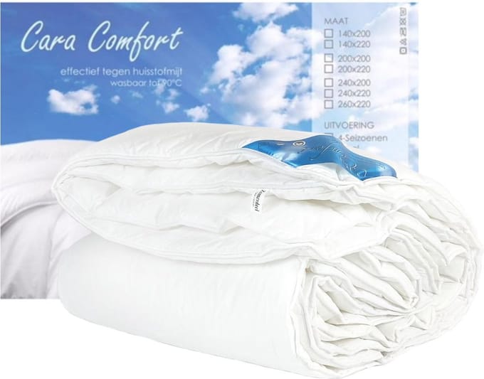 Cara Comfort 4-Seizoenen Dekbed - Eenpersoons - Extra Lang - 140x220 cm