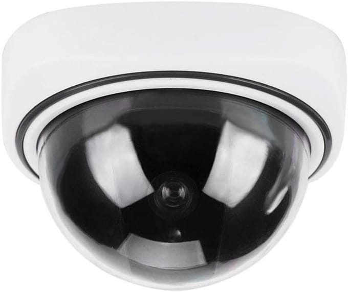 Dome Camera - Gesimuleerde Camera - Veiligheid Thuis - Met LED Indicator - 10x10x10mm